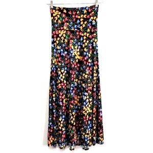 LuLaRoe Maxi Floral Print Slinky Skirt